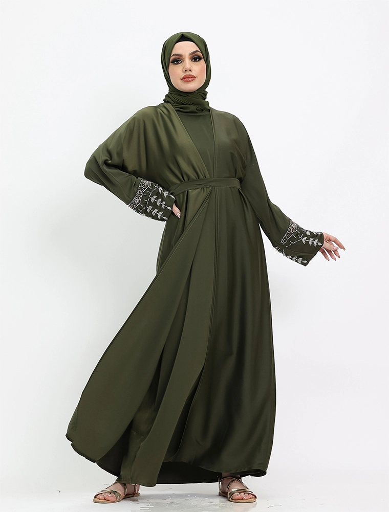 Olive 2 Piece Tuan Abaya