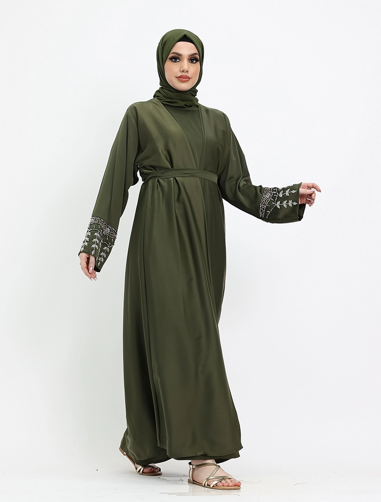 Olive 2 Piece Tuan Abaya