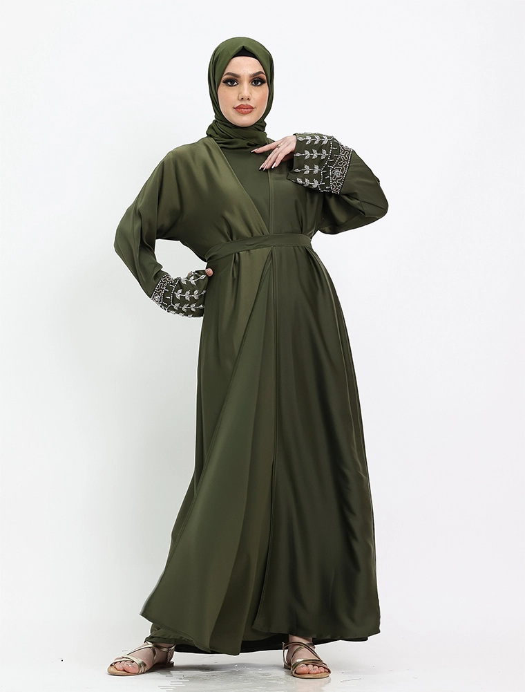 Olive 2 Piece Tuan Abaya