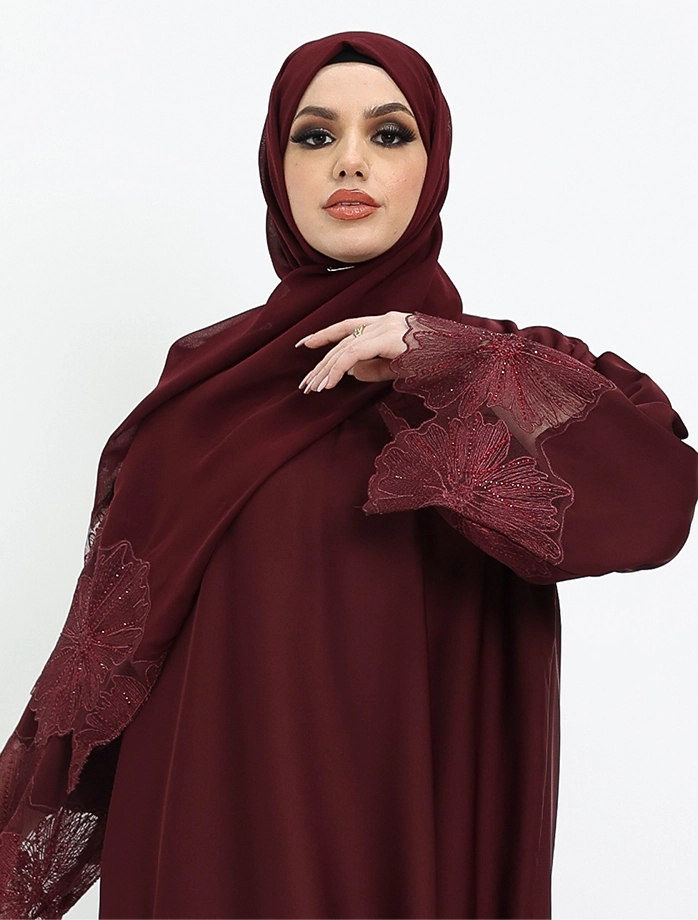 Plum Heyam Abaya
