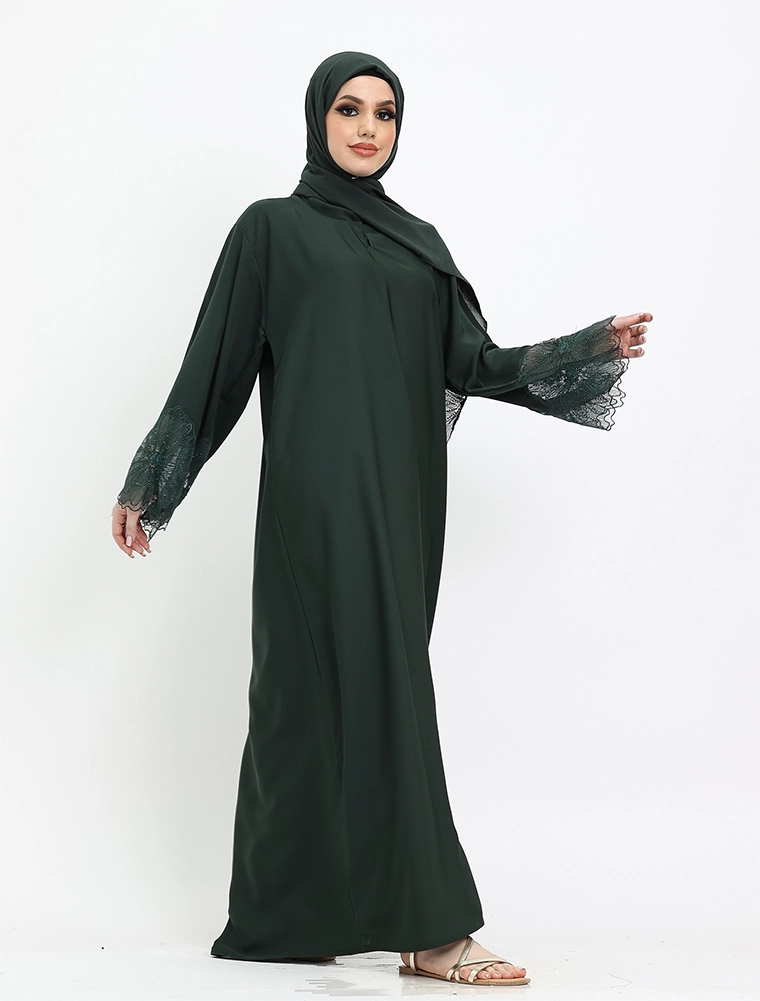 Green Heyam Abaya