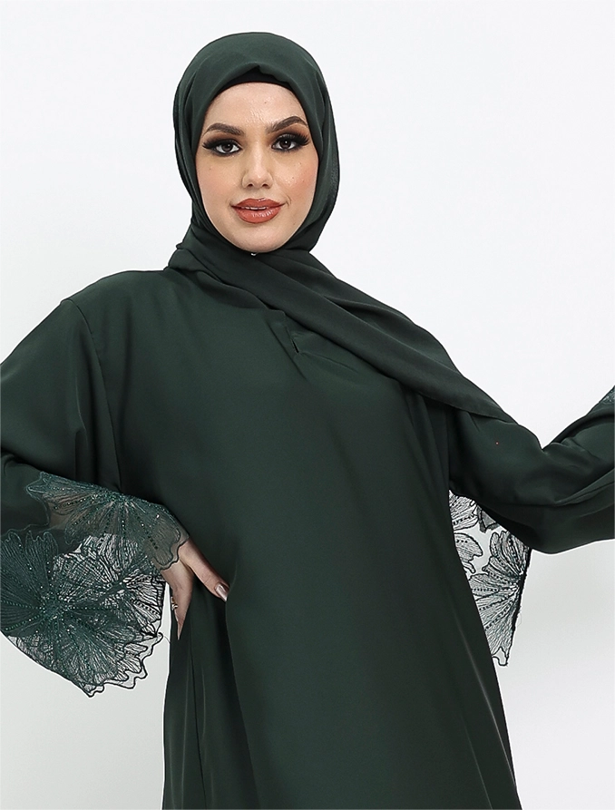 Green Heyam Abaya