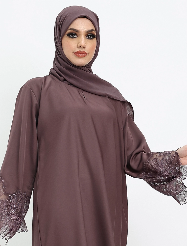 Mauve Heyam Abaya