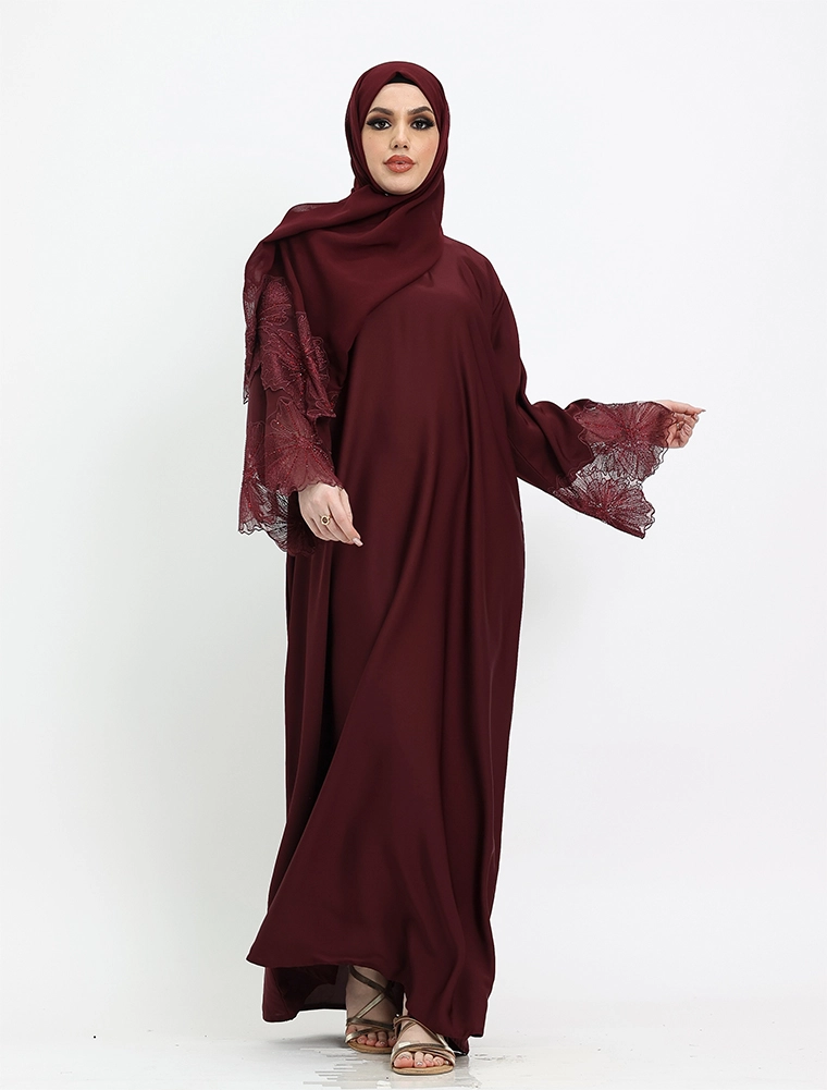 Plum Heyam Abaya