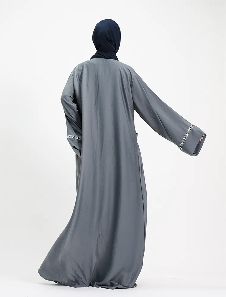 Denim Wajiha Abaya