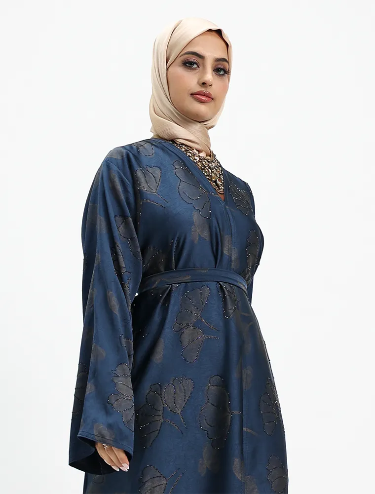 Navy Inara Abaya