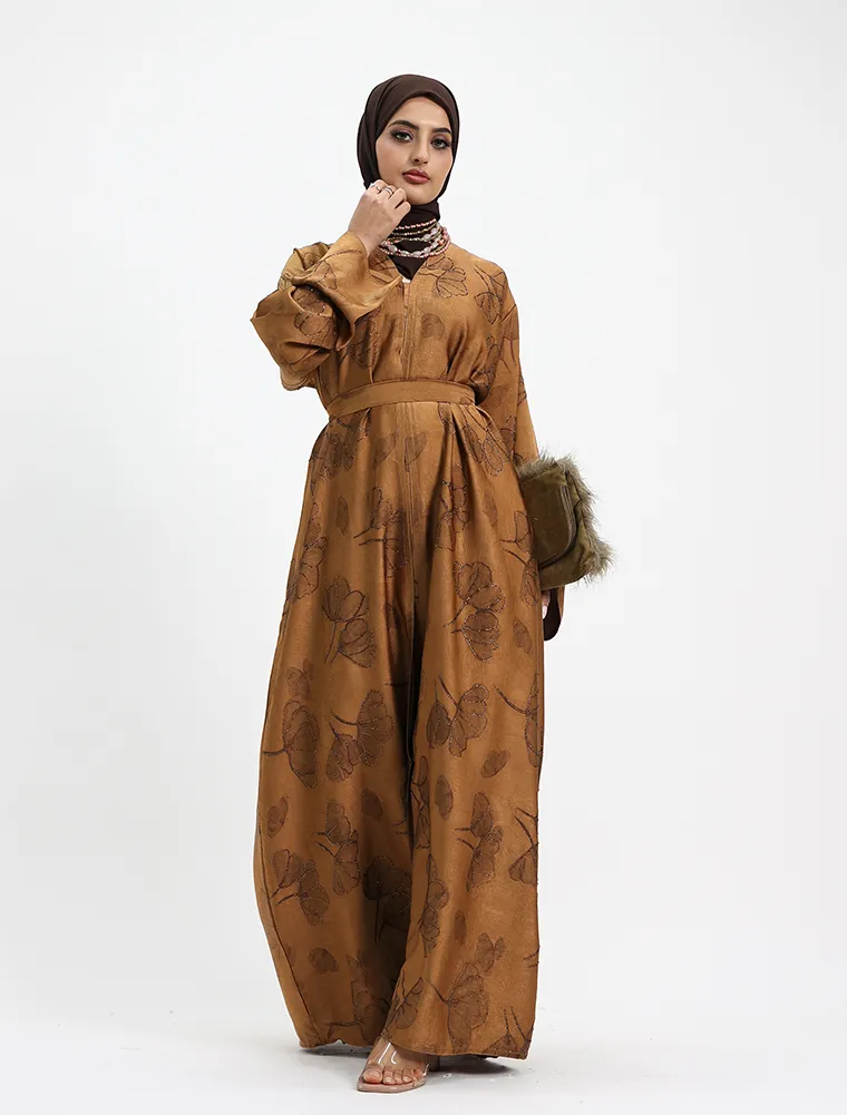 Rust Inara Abaya