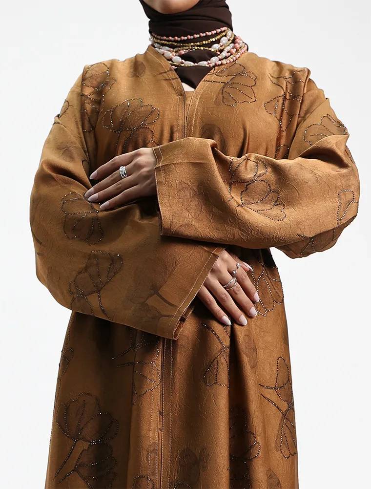 Rust Inara Abaya