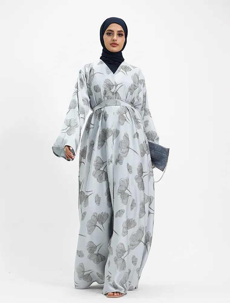 Light Blue Inara Abaya