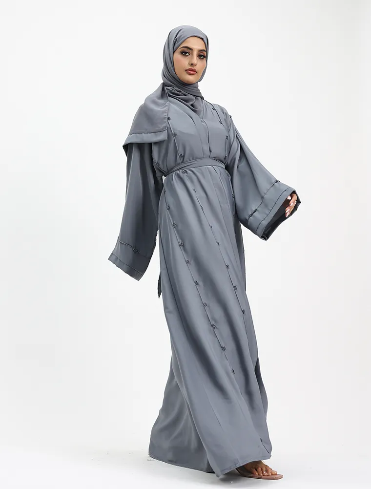 Grey Jihan Abaya