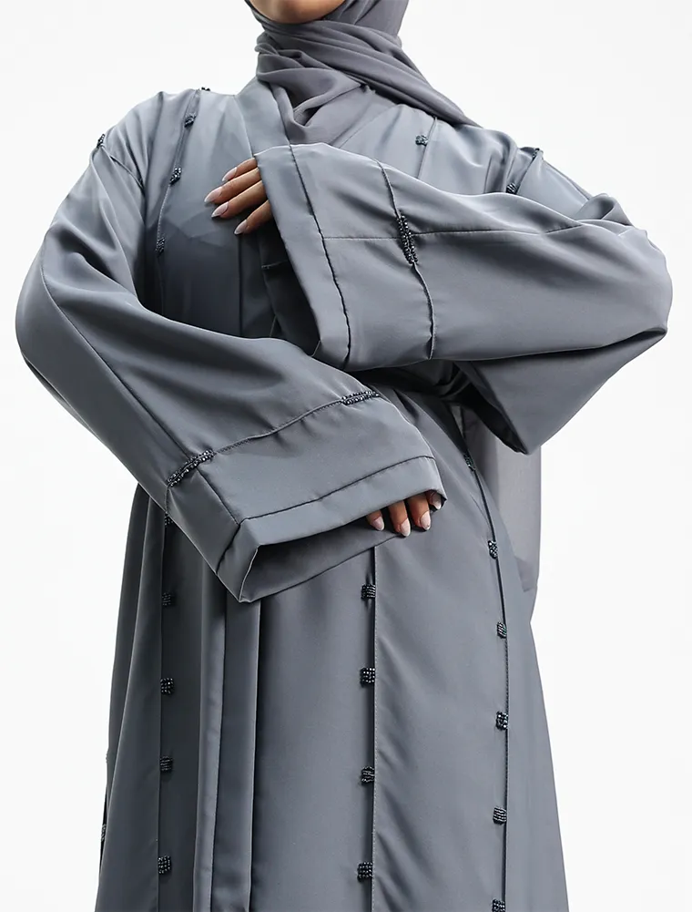 Grey Jihan Abaya