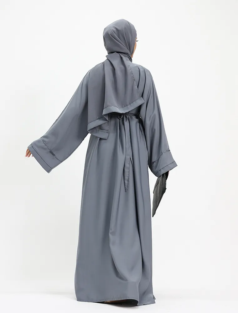 Grey Jihan Abaya