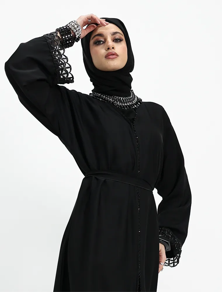 Black Mira Abaya