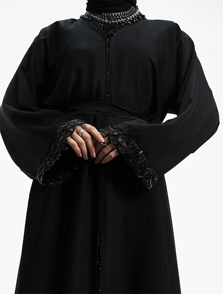 Black Mira Abaya