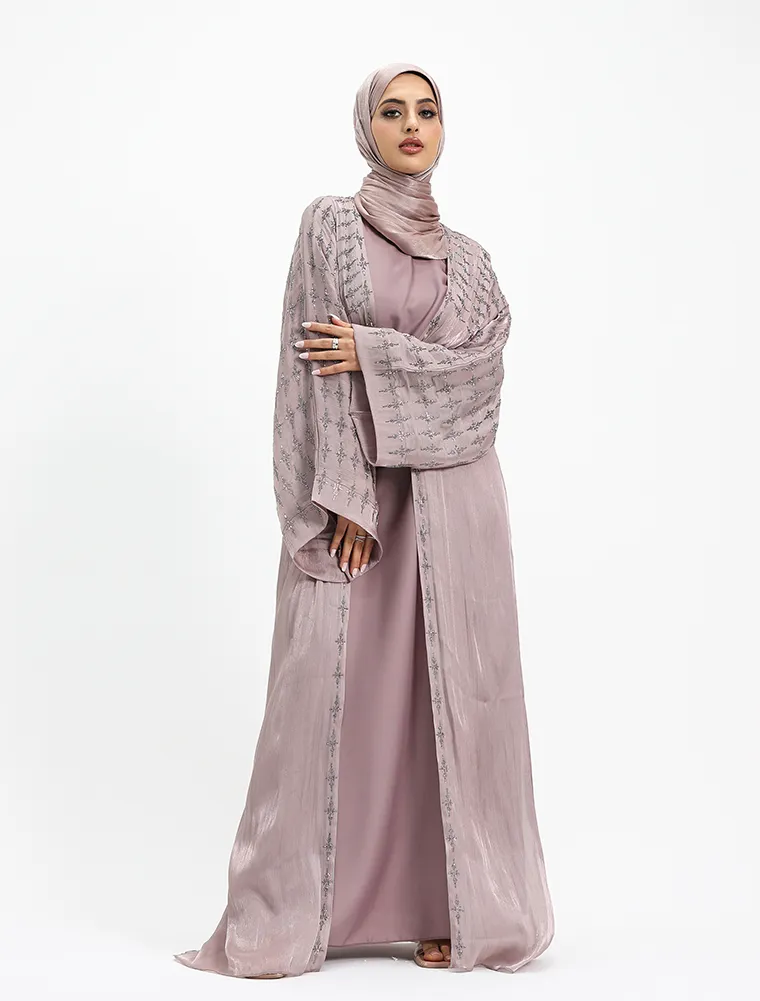 Rose Pink Dina Organza Batwing