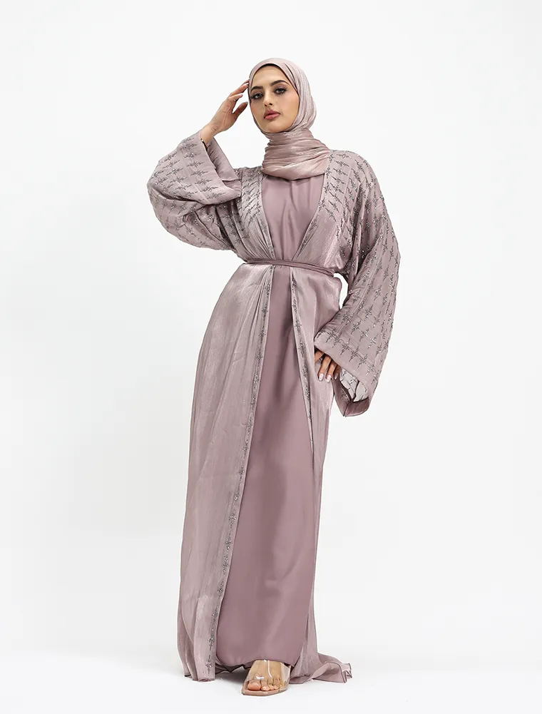 Rose Pink Dina Organza Batwing