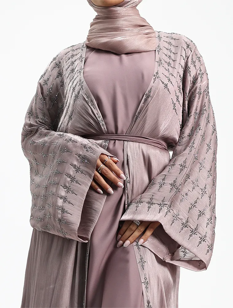 Rose Pink Dina Organza Batwing