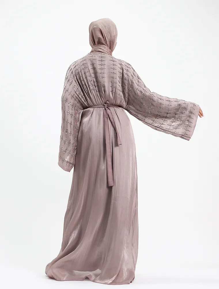 Rose Pink Dina Organza Batwing