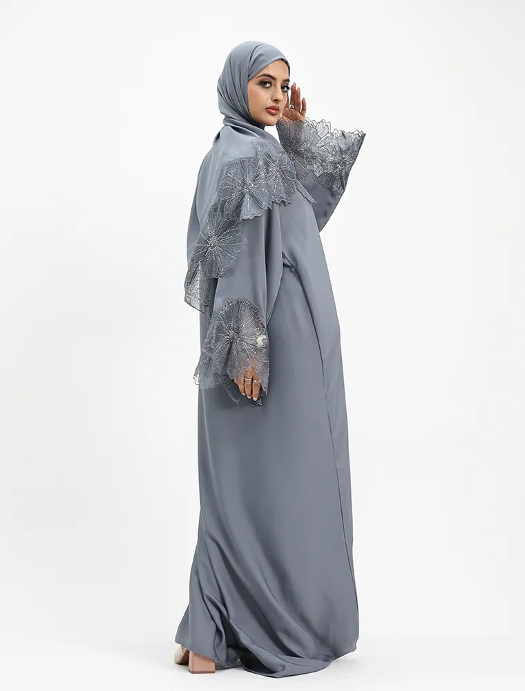 Grey Heyam Abaya
