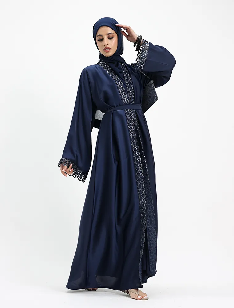 Navy 2 Piece Miral Abaya