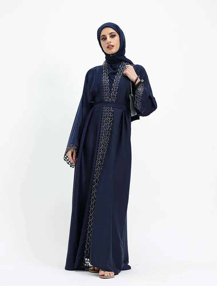 Navy 2 Piece Miral Abaya