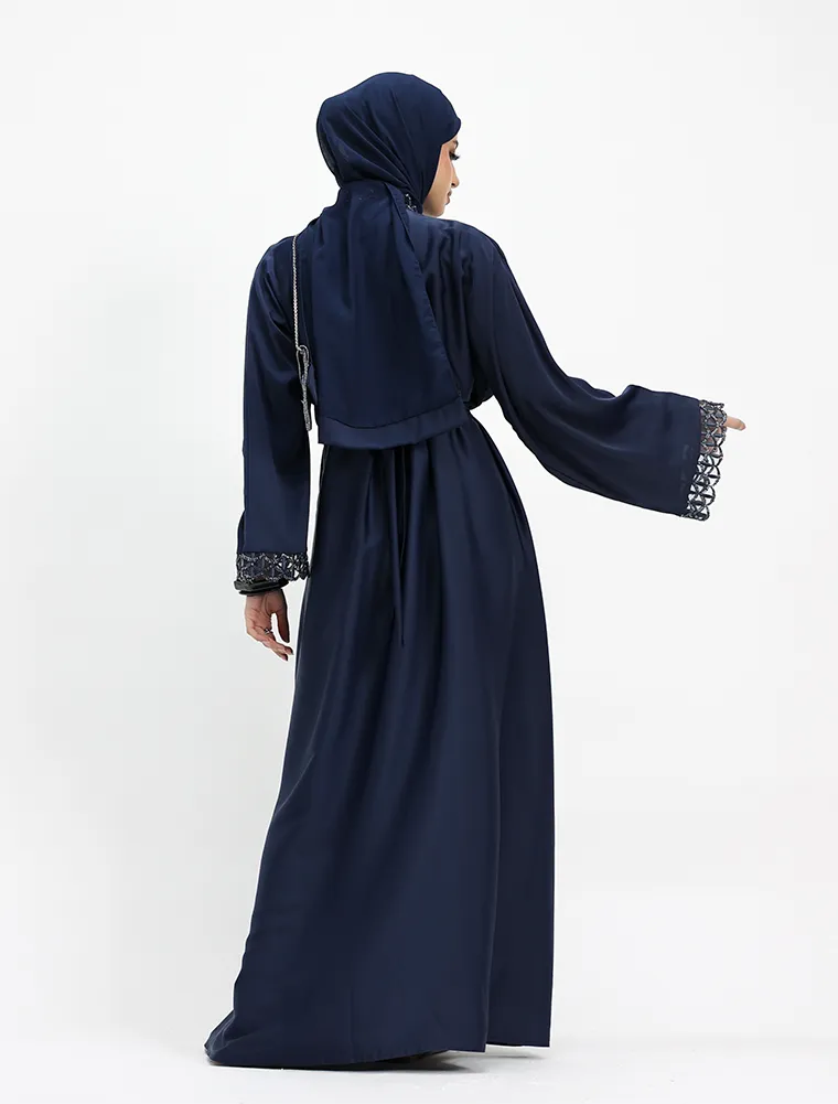 Navy 2 Piece Miral Abaya