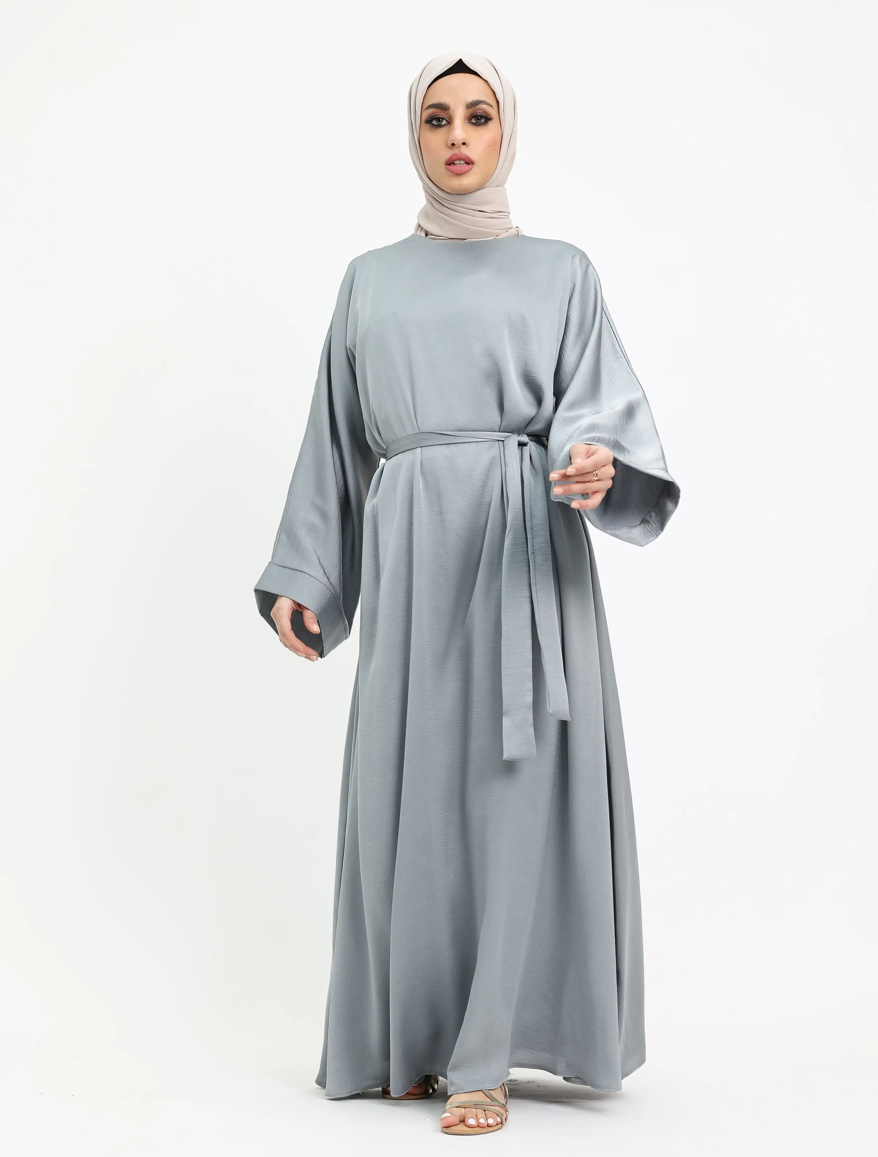 Denim Silky Abaya