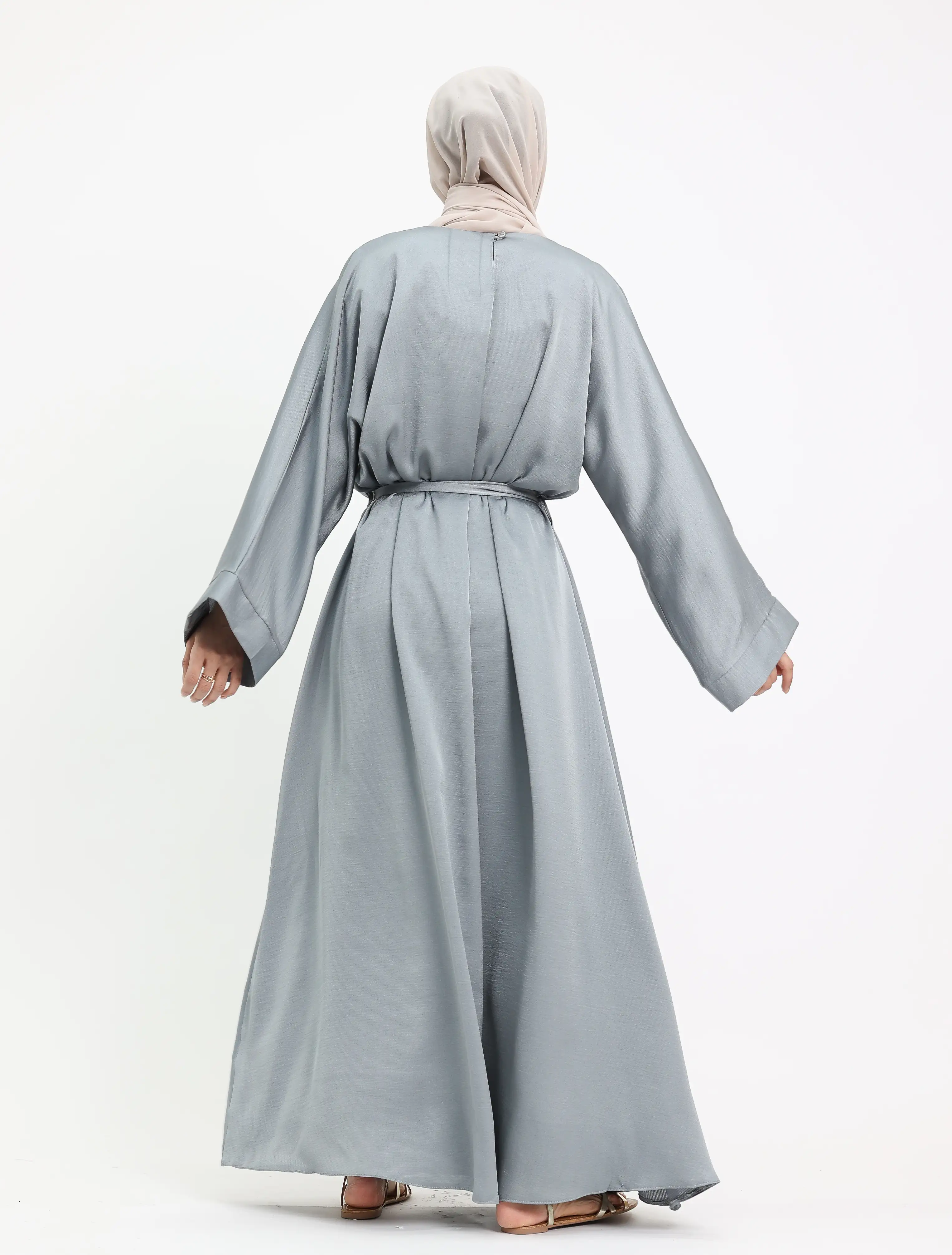 Denim Silky Abaya