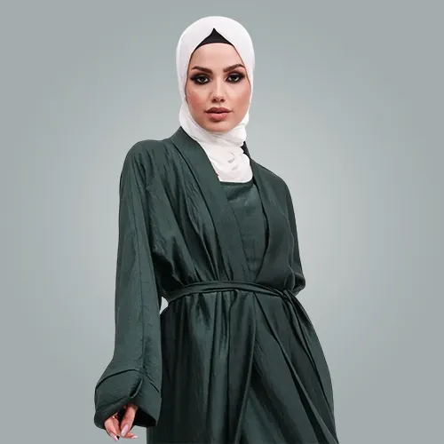 Green Simple Kimono