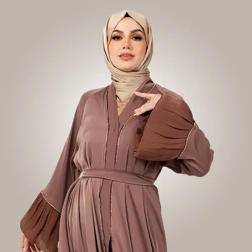 Mocha Regal Charm Abaya